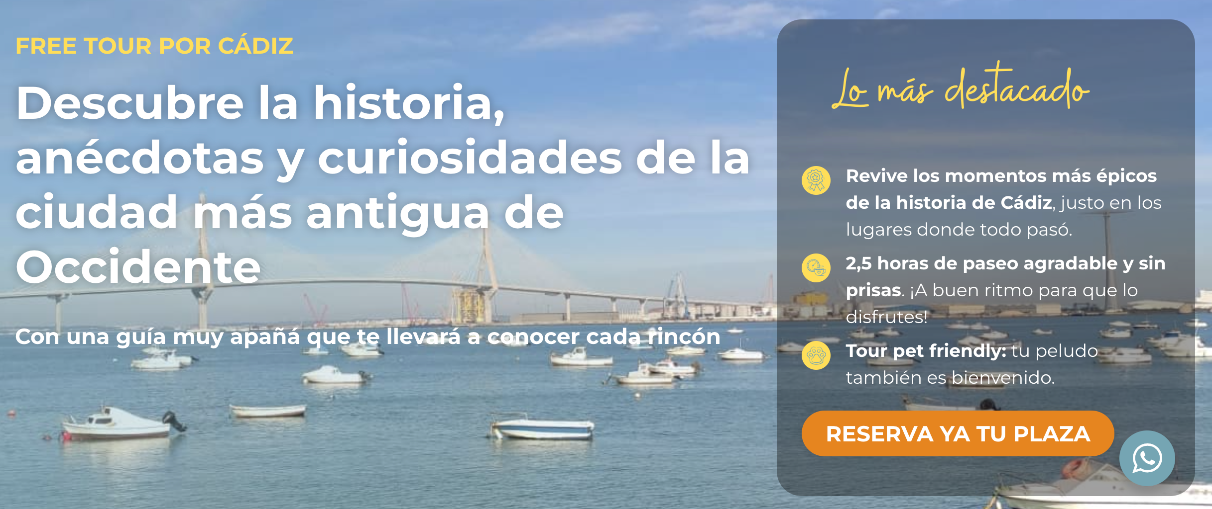 Destino Cádiz Tours - ejemplo cómo redactar una oferta de viajes