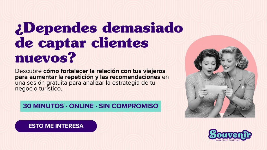 Customer Centric para turismo banner sesion gratuita