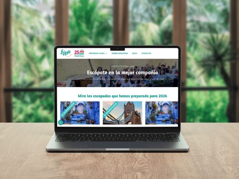 Flipoviajes - Web pc